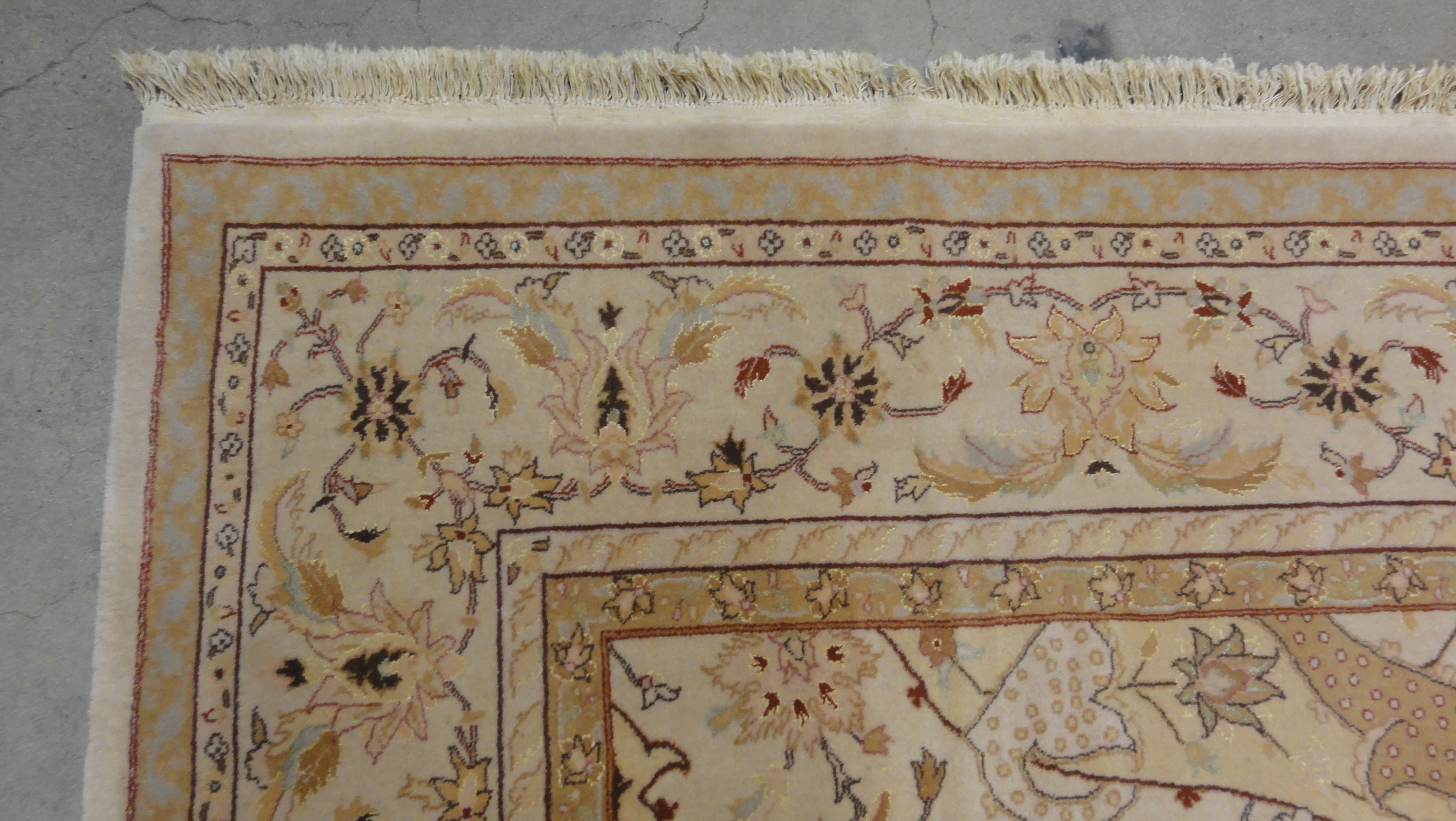 Fine Poloniase Wool/Silk Rug 34176