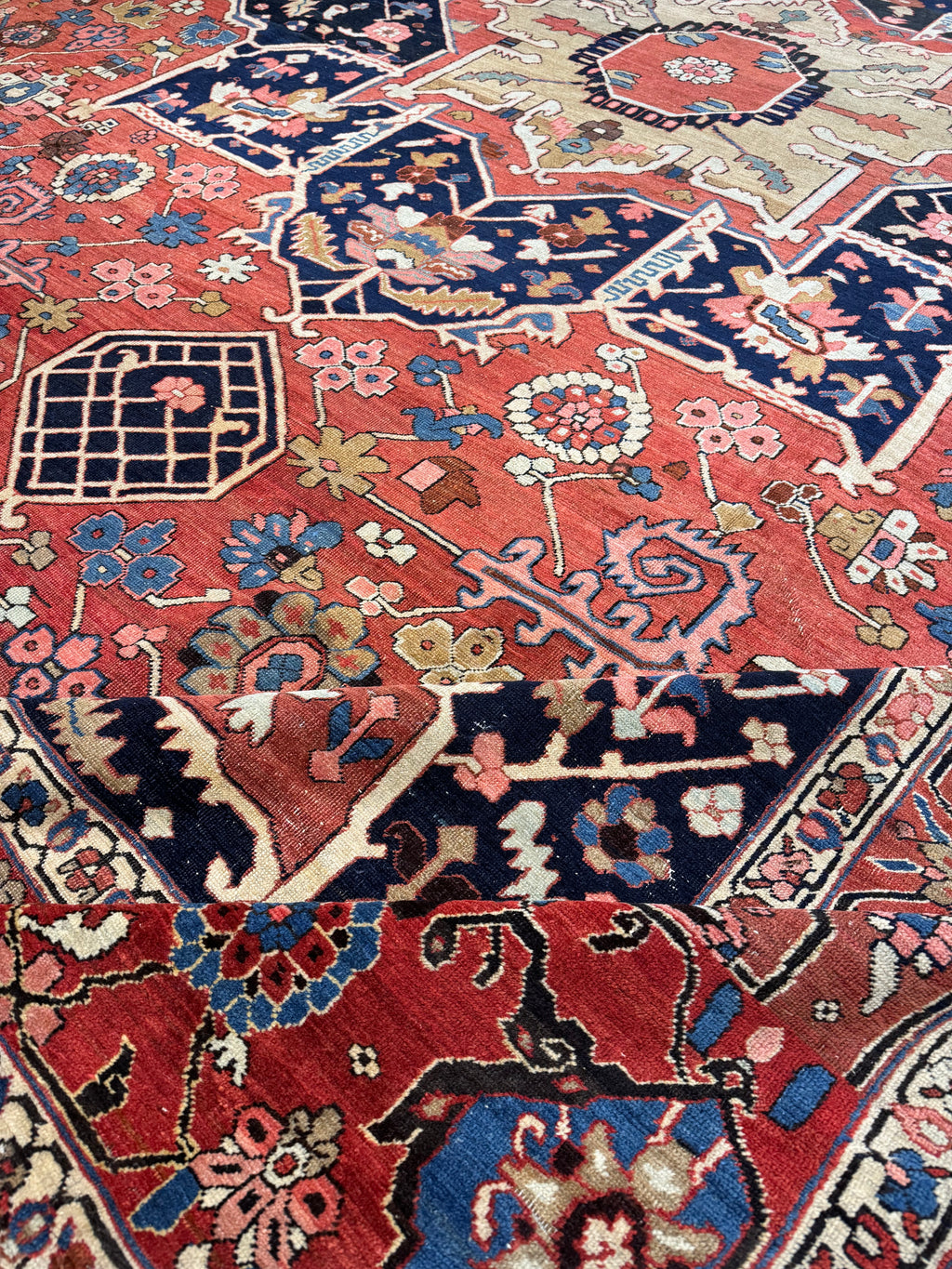 Antique Serapi of Majestic Proportions 43734