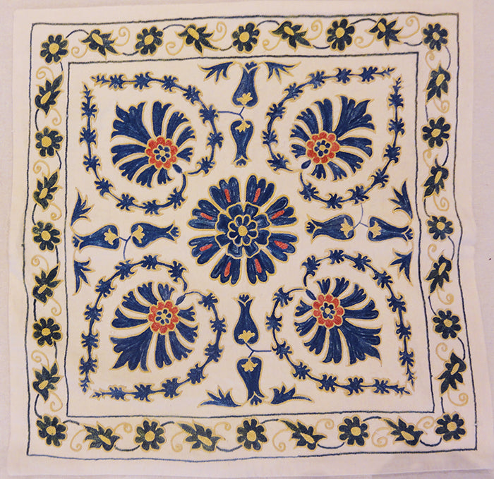 Suzani Pillowcase Rugs & More. Oriental Carpets. 18x18