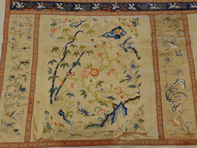 Rare Chinese Silk Textile 31750
