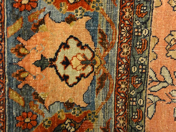 Antique Persian Bijar Mostufi Design | Santa Barbara Design Center | Rugs and More