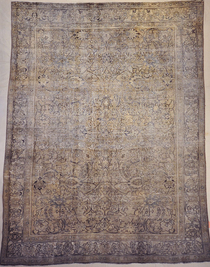 Antique Vintage Tabriz Sant Barbara Design Center