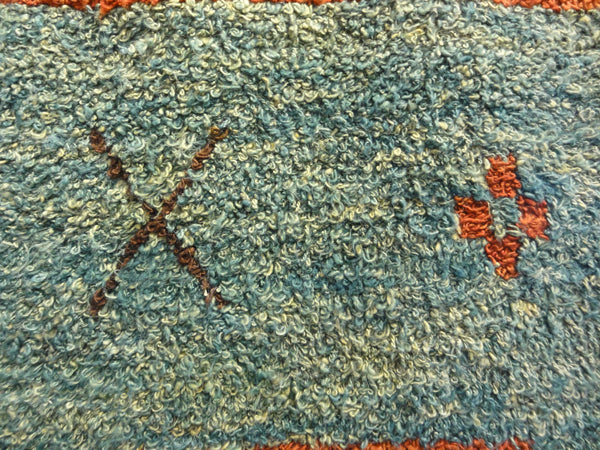 Fine colorful Scandinavian design rug 45166