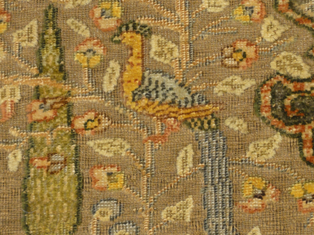 important Gift to Tzar of russia made with gold, silver and silk treads in Garden of Paradise design 30636