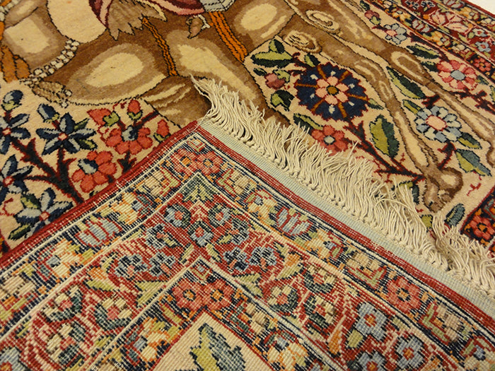 antique Kerman Ravar Rugs & More