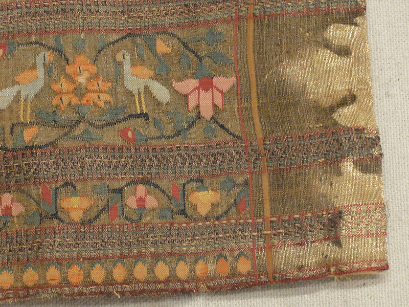 31776 Antique Mughal Sash 17th Century (Patka)