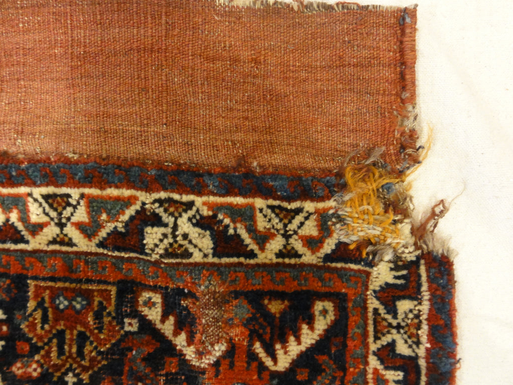 Antique Khamseh Bag Face. Rugs & More in the Santa Barbara Design Center. This is a made from fine craftsmanship and lustrous wool.