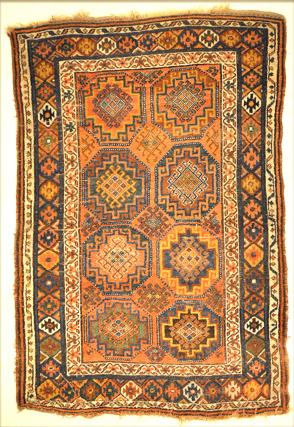 Antique South West Persian Kurdish Rug Intricate Design Genuine Authentic Woven Carpet Art Santa Barbara Design Center Rugs and More