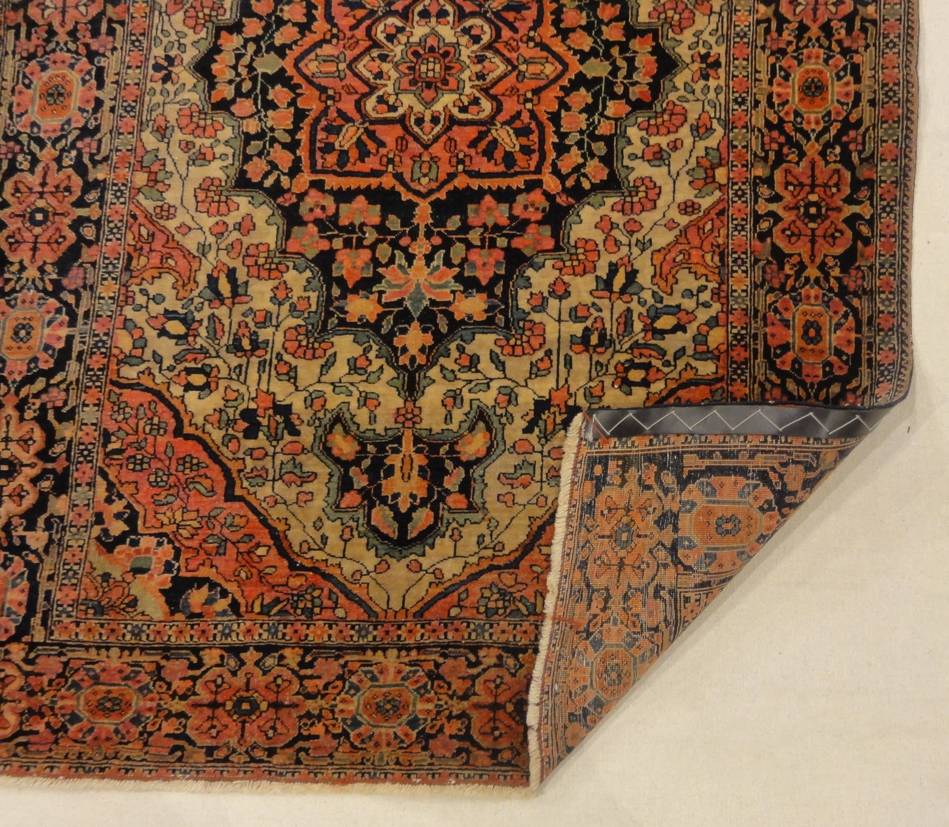 Antique Wool Sarouk Farahan 30039