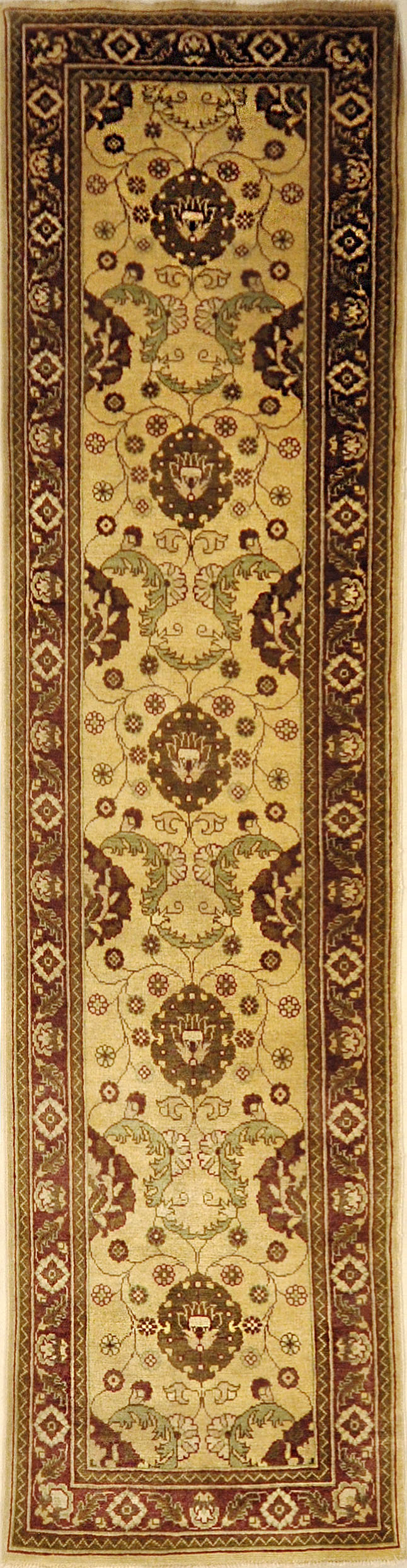 Ziegler and Co Pak Oushak Runner. Designed by Michael Kourosh and woven by Ziegler & Company. Sold by Santa Barbara Design Center, Rugs and More.