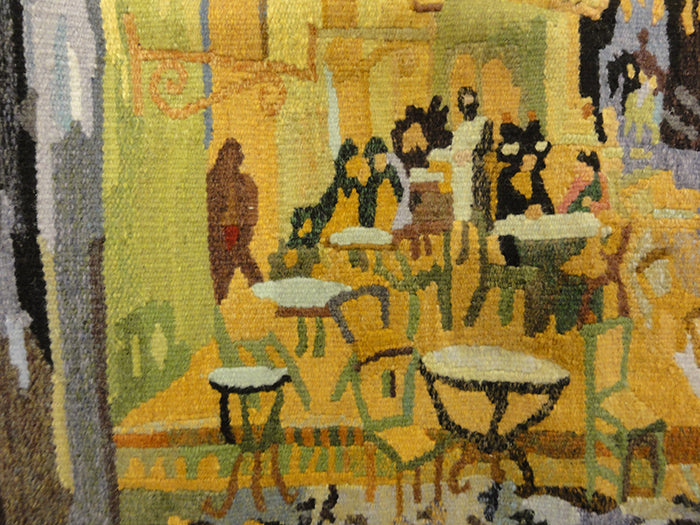 67170 Vincent Van Gogh Night in Paris Tapestry