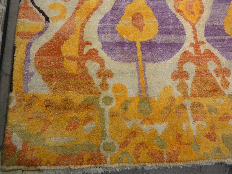 43786 Finest Silk Ikat Rug