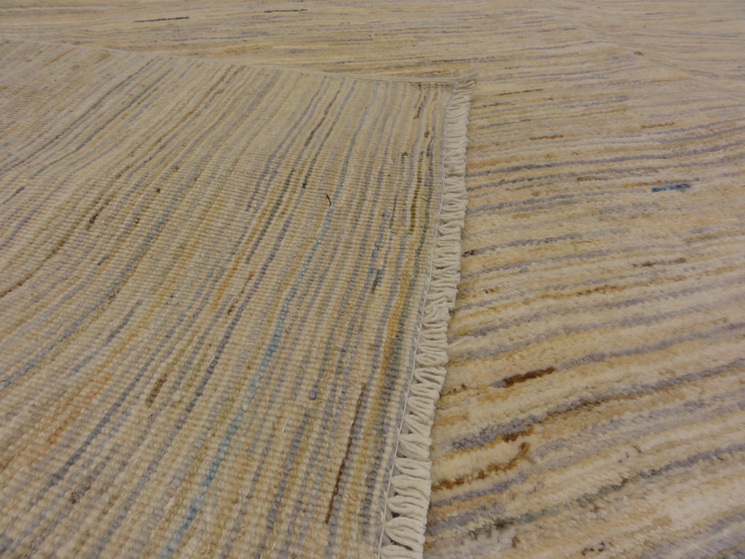 Leesa Organic Modern Stripes Rug. Ziegler and Company in collaboration with high end interior designer Leesa Wilson Goldmuntz in Santa Barbara, California.