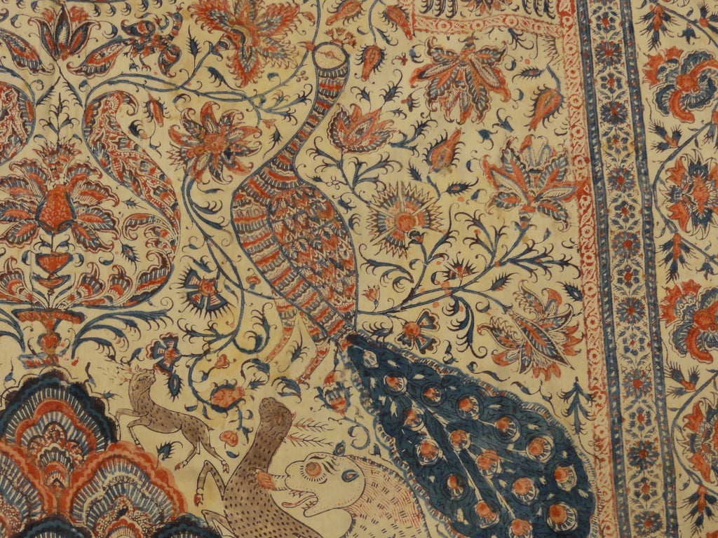 30638 Important Antique Persian Qhalamkari Textile