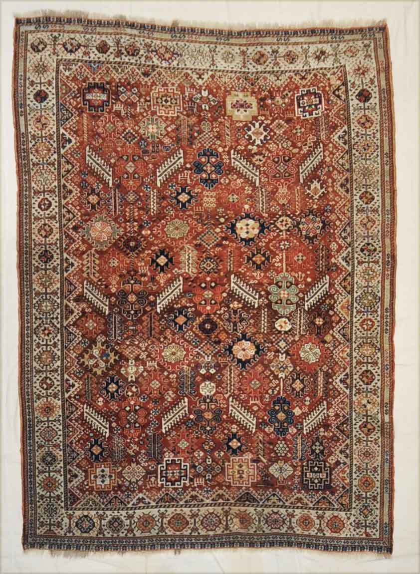 Antique Qashqai Shekarlou -Rugsandmore