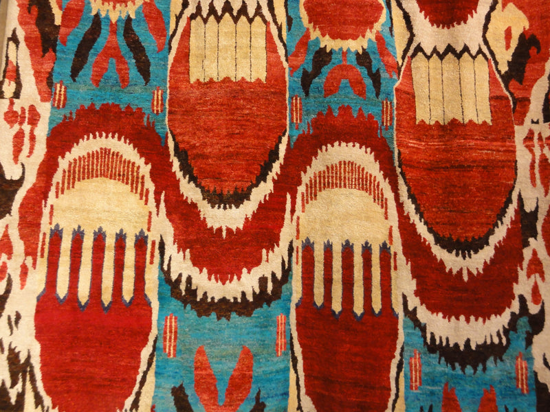 43802 Fine Silk Ikat Rug