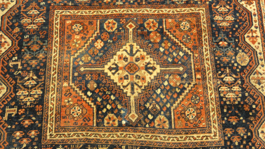 Antique Khamseh Rug 34552