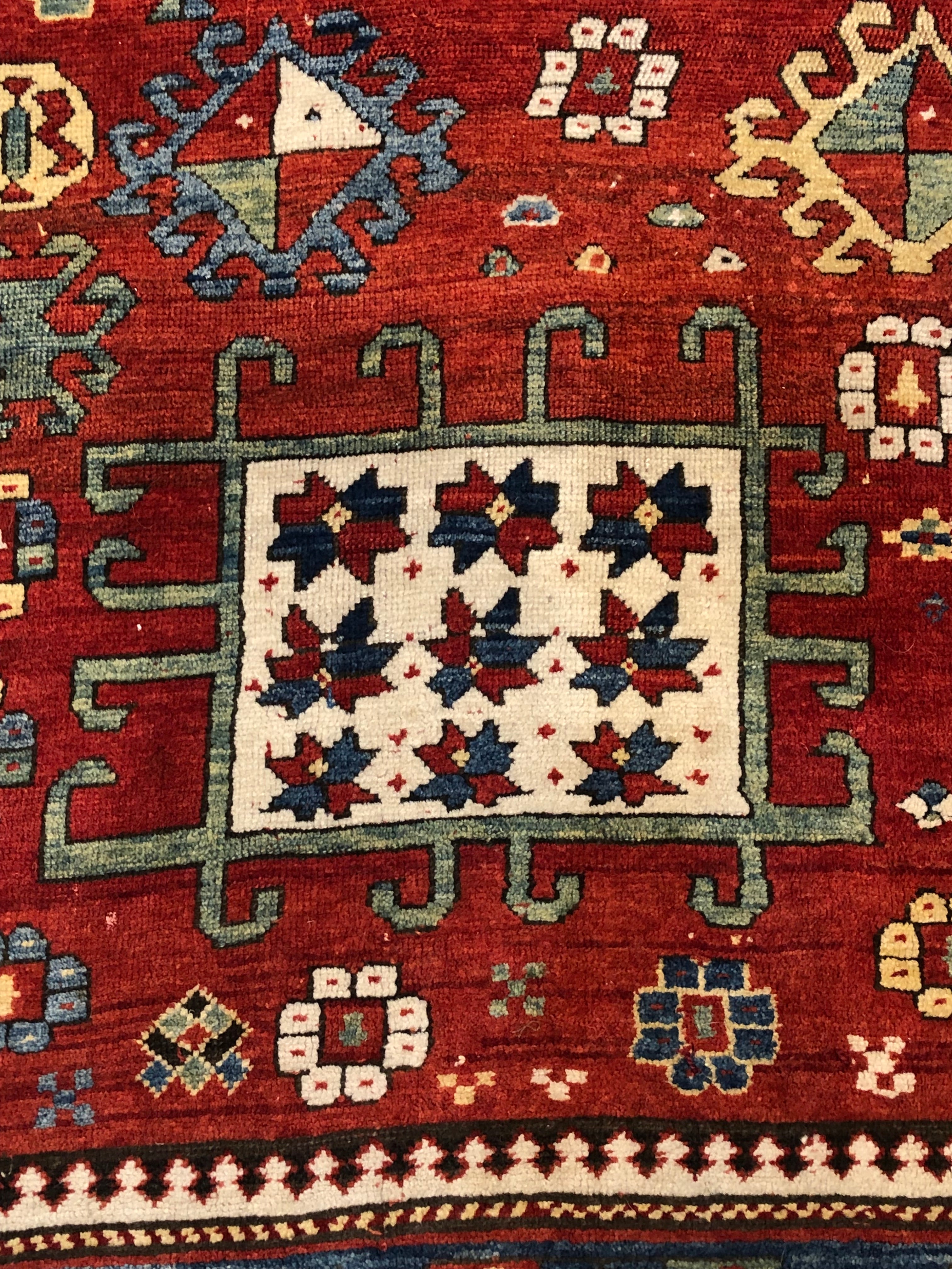 Antique Kazak Karachof (Karachov) Rug 37887