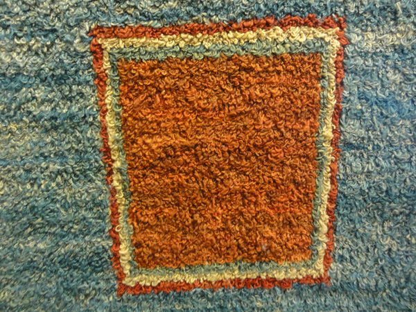 Fine colorful Scandinavian design rug 45166