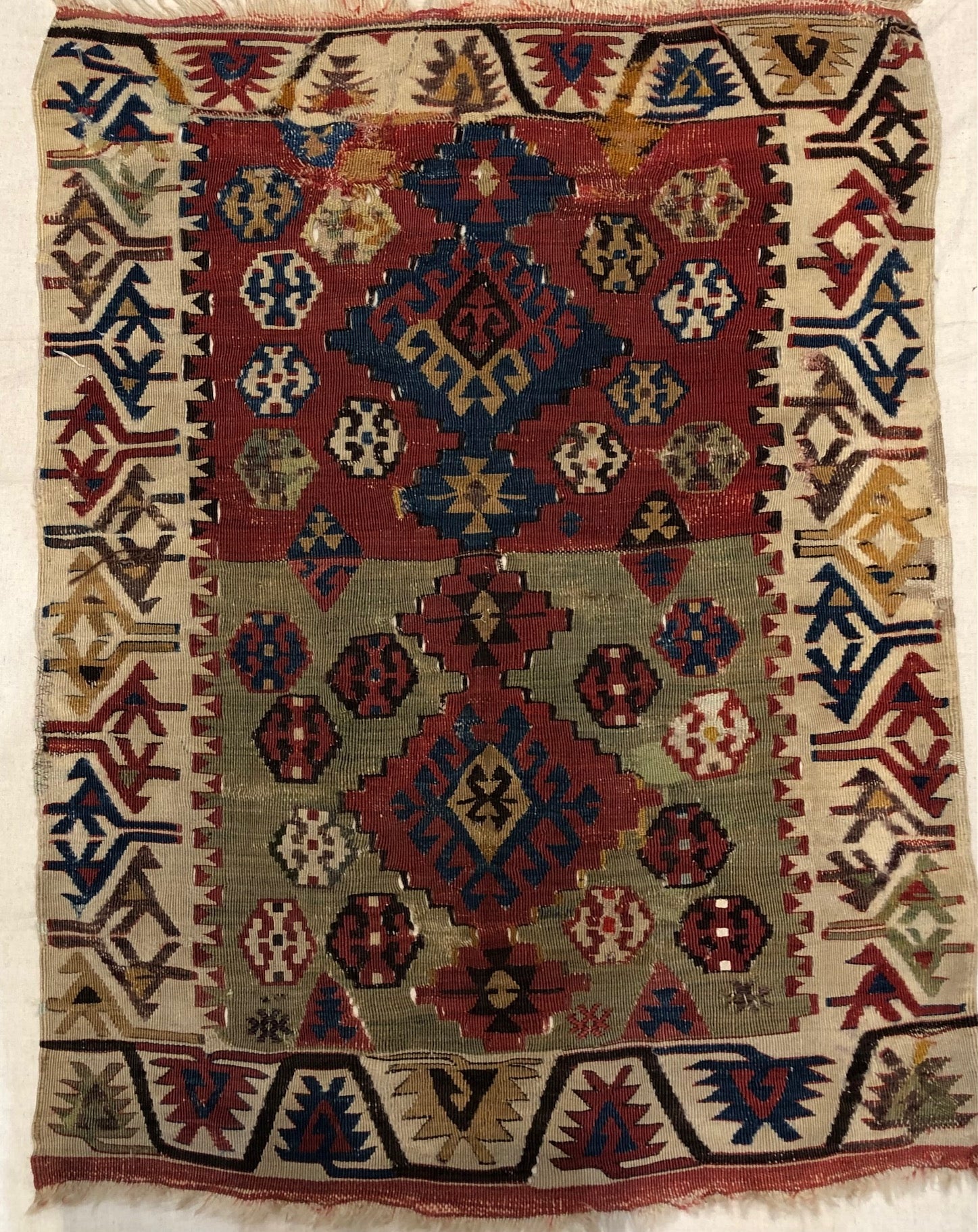 Antique Turkish Reyhani Kelim -Rugsandmore