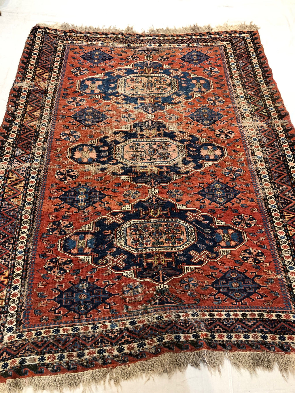 Antique Kuba Soumak Caucasian Rug 38229
