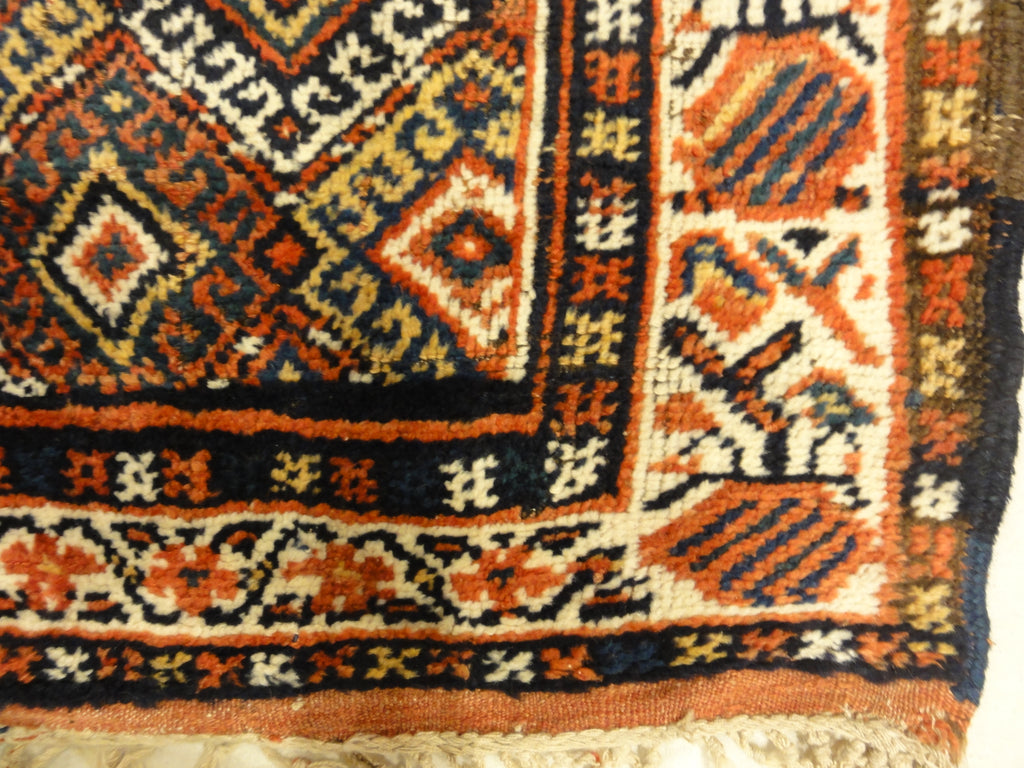Antique Lori South Persian. A piece of genuine authentic antique woven carpet art sold by Santa Barbara Design Center, Rugs and More.