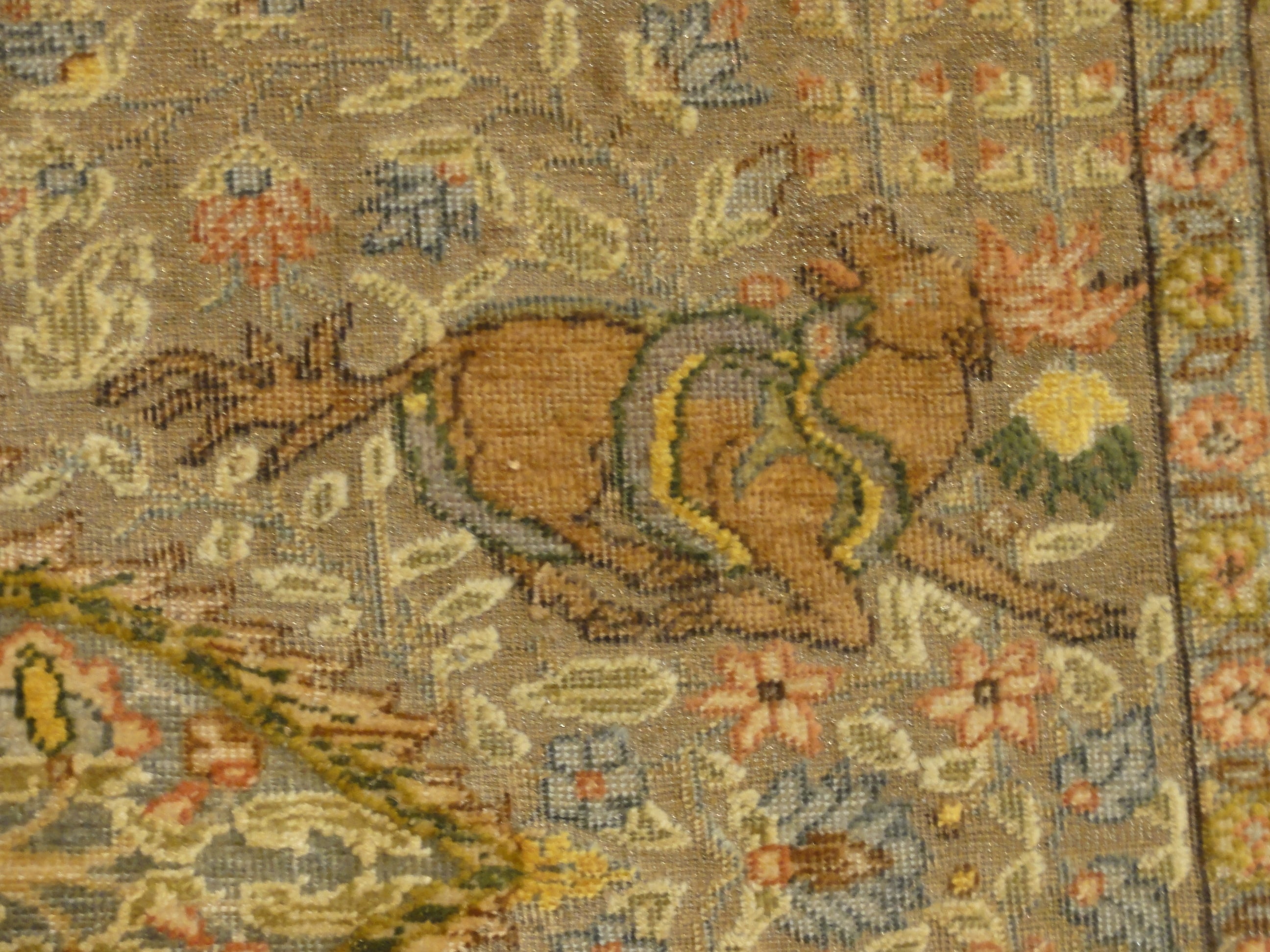 important Gift to Tzar of russia made with gold, silver and silk treads in Garden of Paradise design 30636