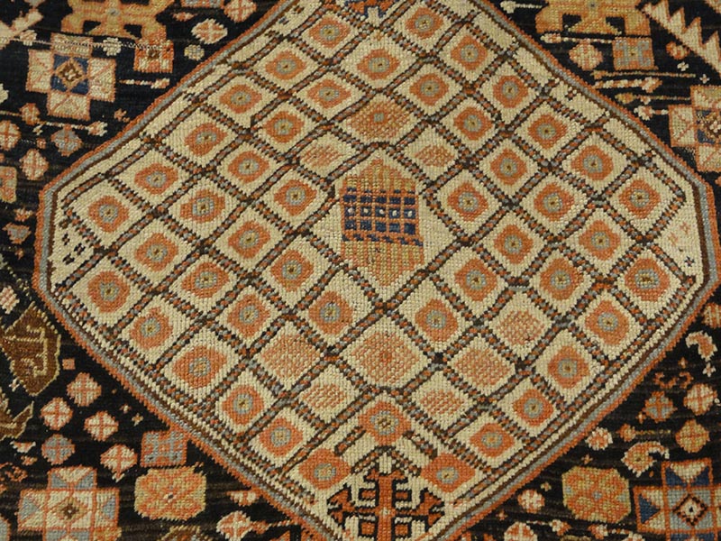 Antique Kahmseh Rug 32634
