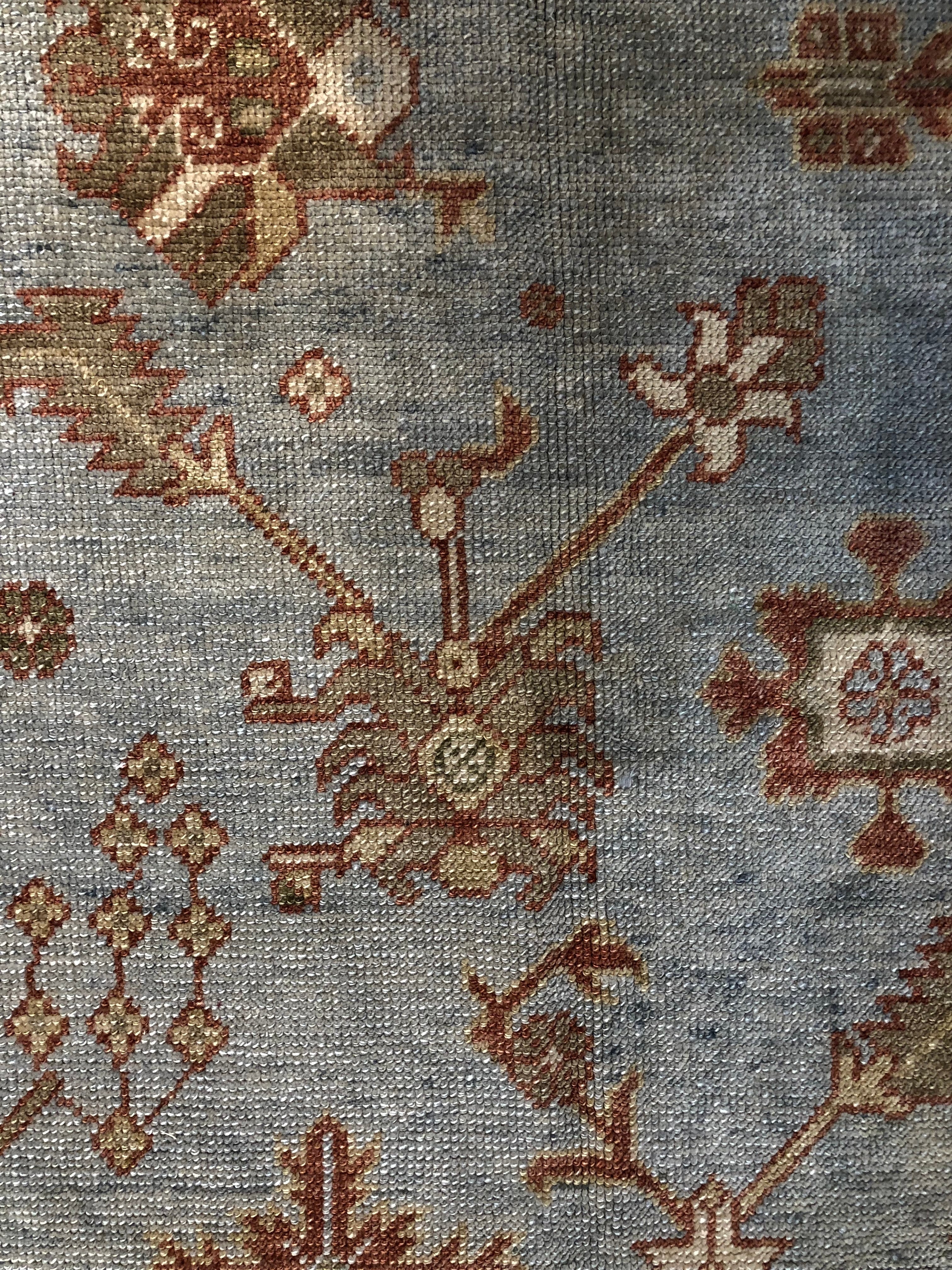 Vintage Organic Turkish Oushak 37302