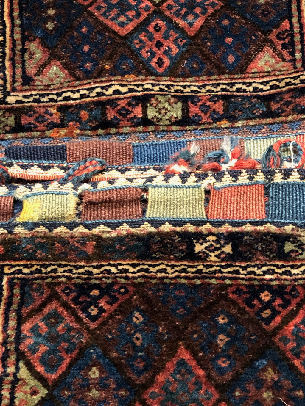 38236 Antique Jaf Kurd Double Khorjin