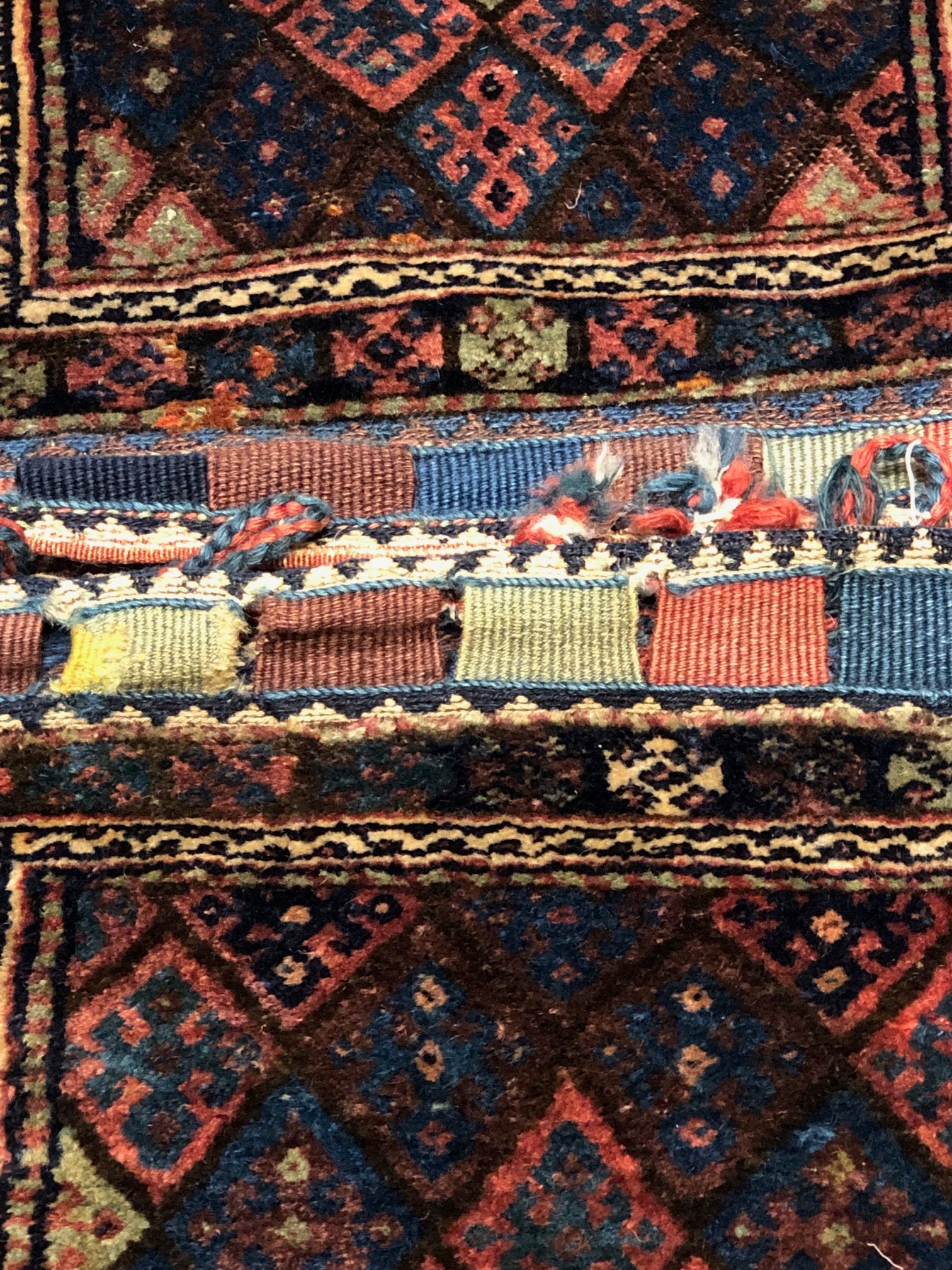 38236 Antique Jaf Kurd Double Khorjin