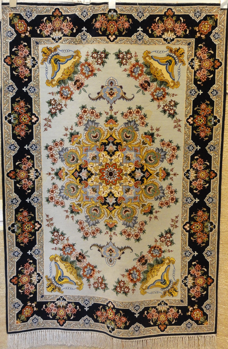 Finest Persian Qum rug santa barbara design center rugs and more oriental carpet