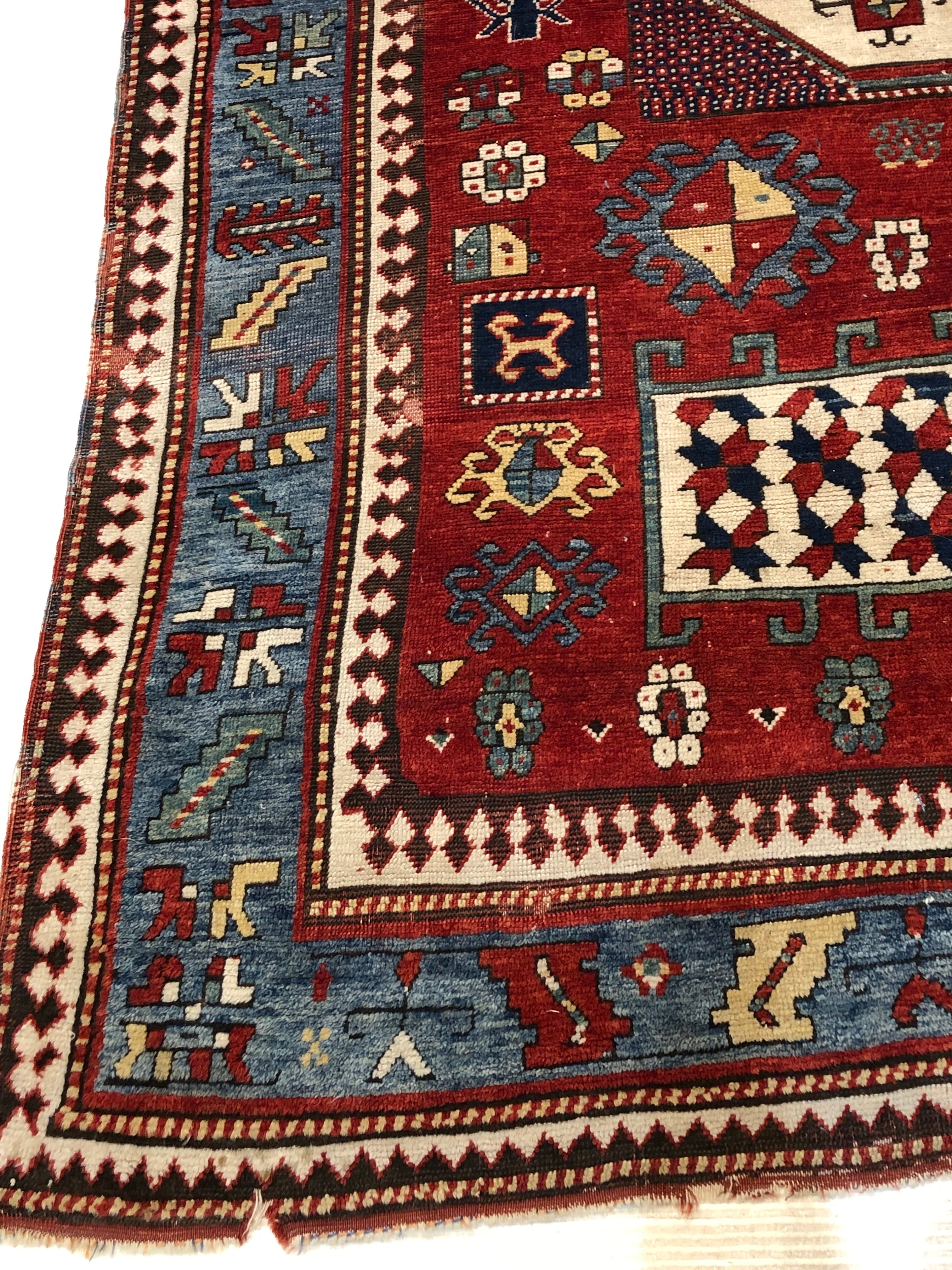 Antique Kazak Karachof (Karachov) Rug 37887