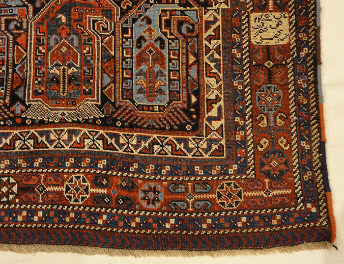 Antique Khamseh botteh Signed and Dated 31636