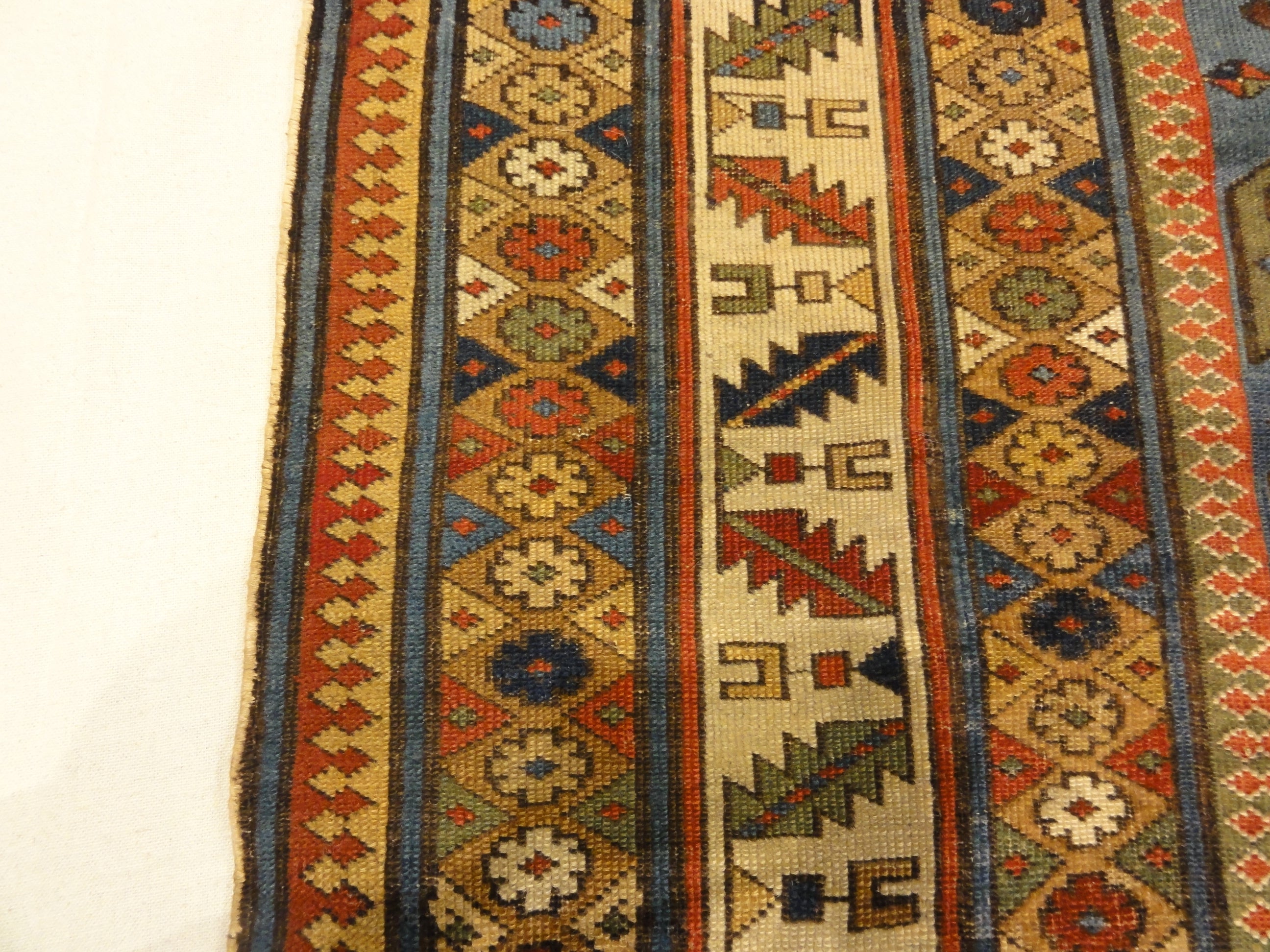 Antique Early 19th Century Shirvan Runner Rug. A piece of genuine authentic woven carpet art sold by the Santa Barbara Design Center Rugs and More.