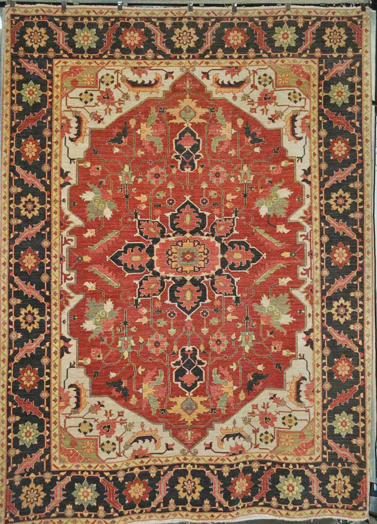 Fine Pakistani Serapi Rug1