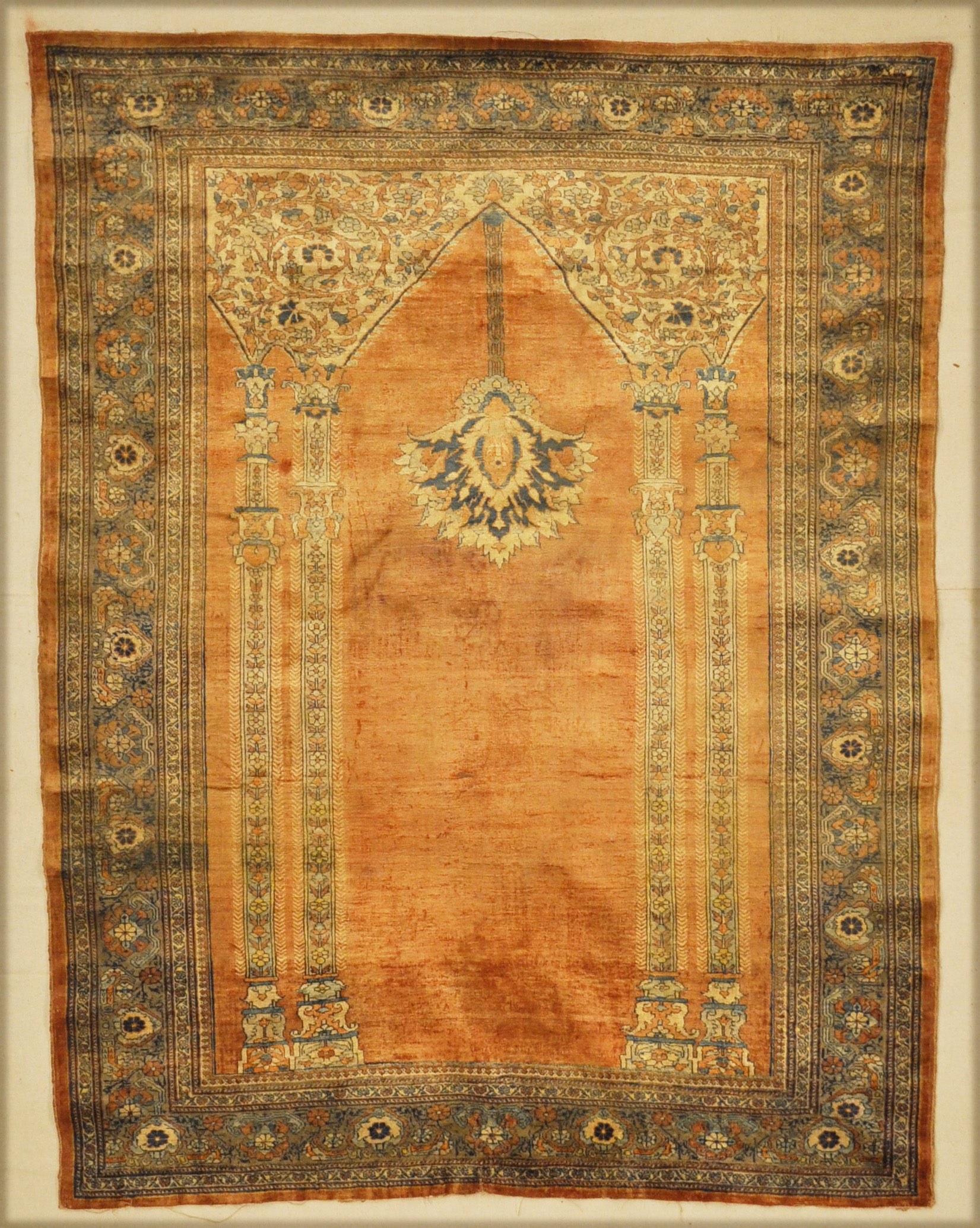 Antique Heriz Prayer Rug 30074