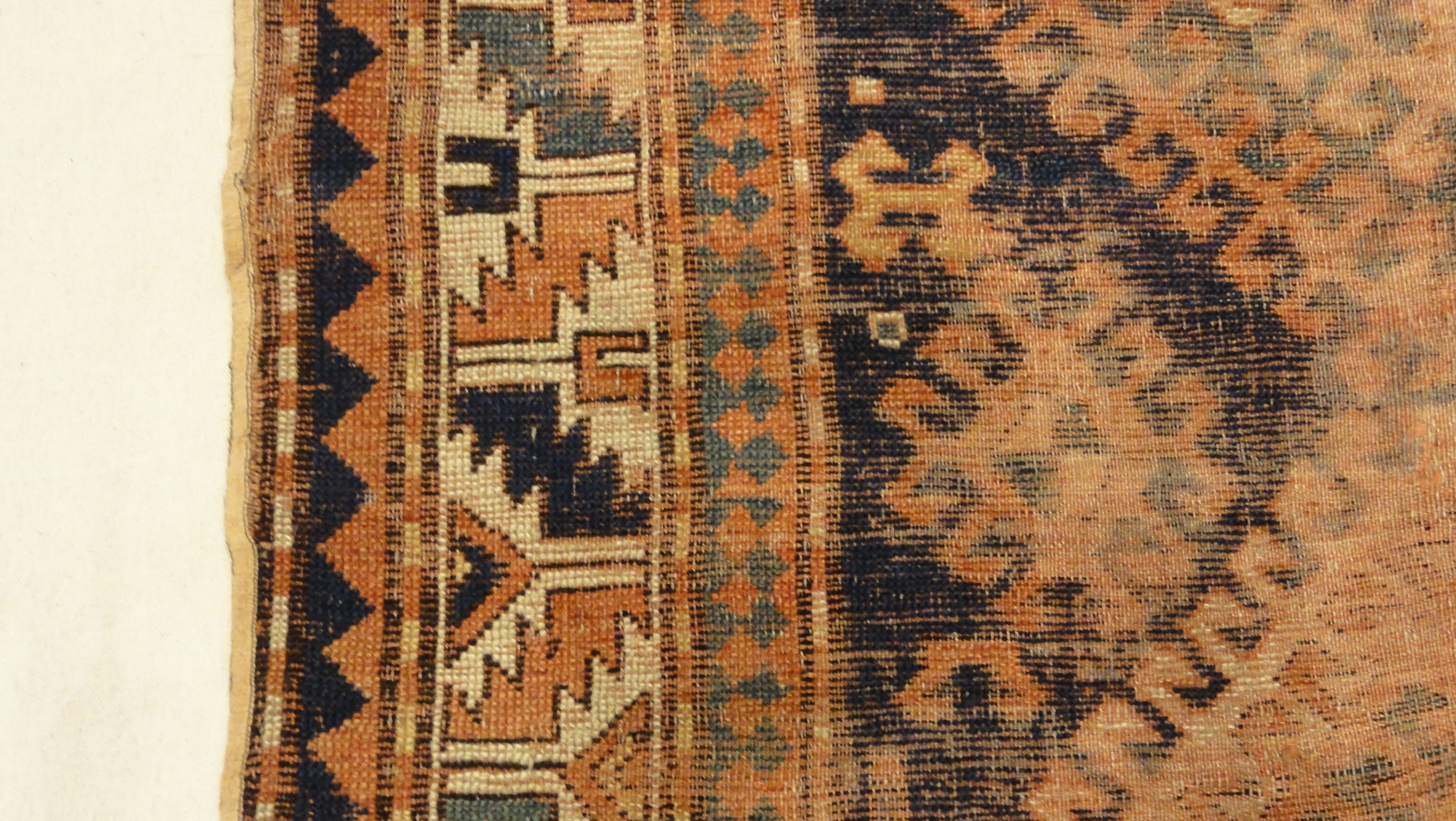 34588 Antique Kazak Rug