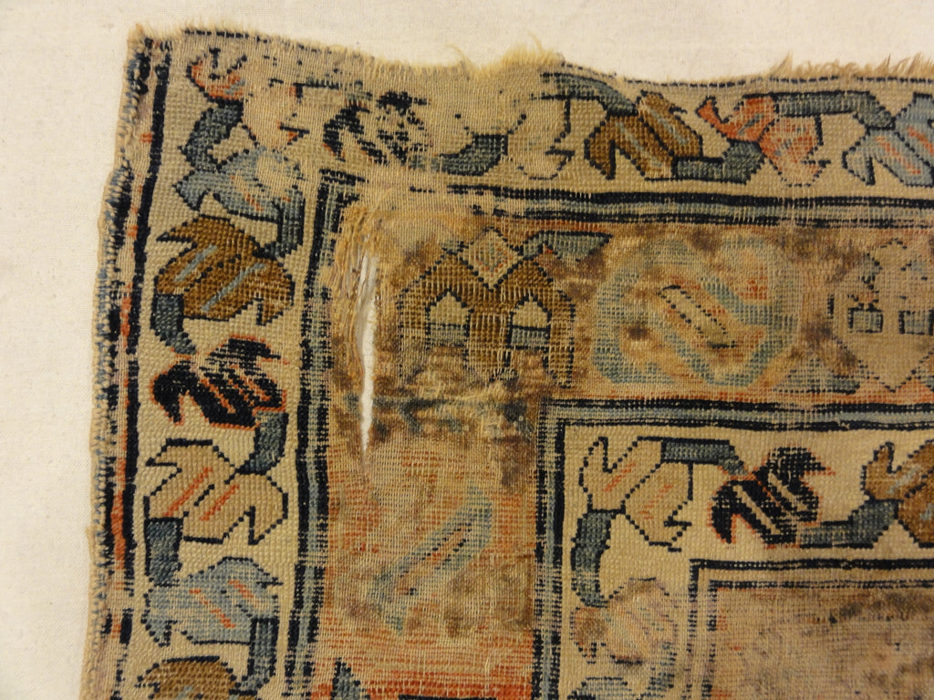 Antique Proto Kurdish Rug Early 19th Century. A piece of genuine authentic woven carpet art sold by Santa Barbara Design Center Rugs and More.