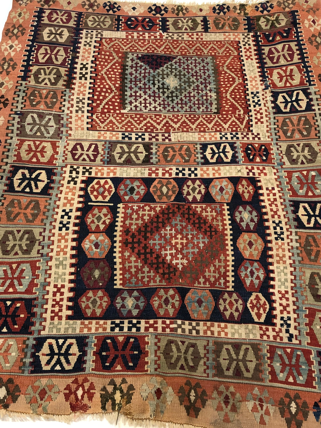 Rare Antique Turkish Kelim 38018