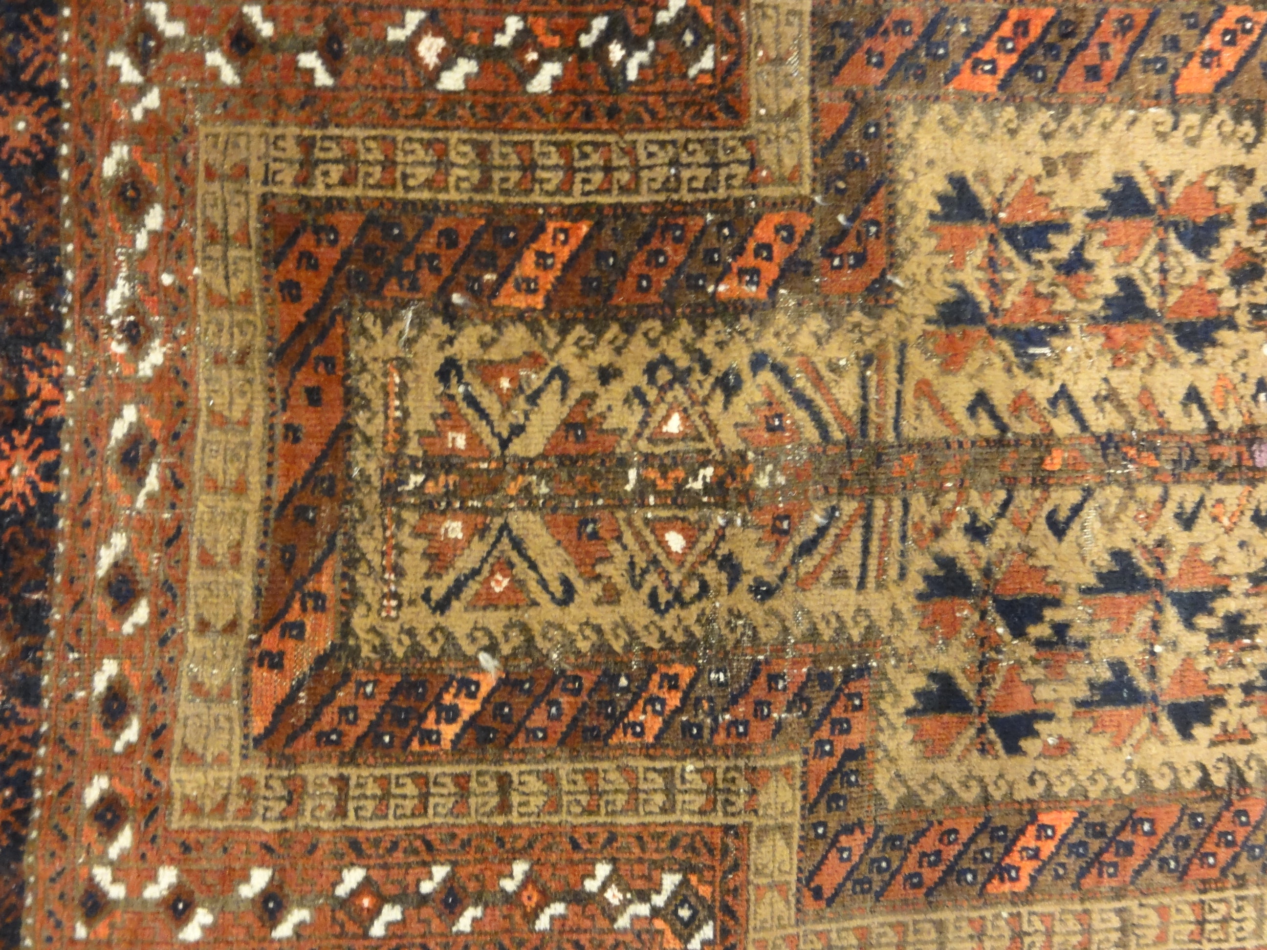 30234 Antique Original Persian Baluch Meditation Rug