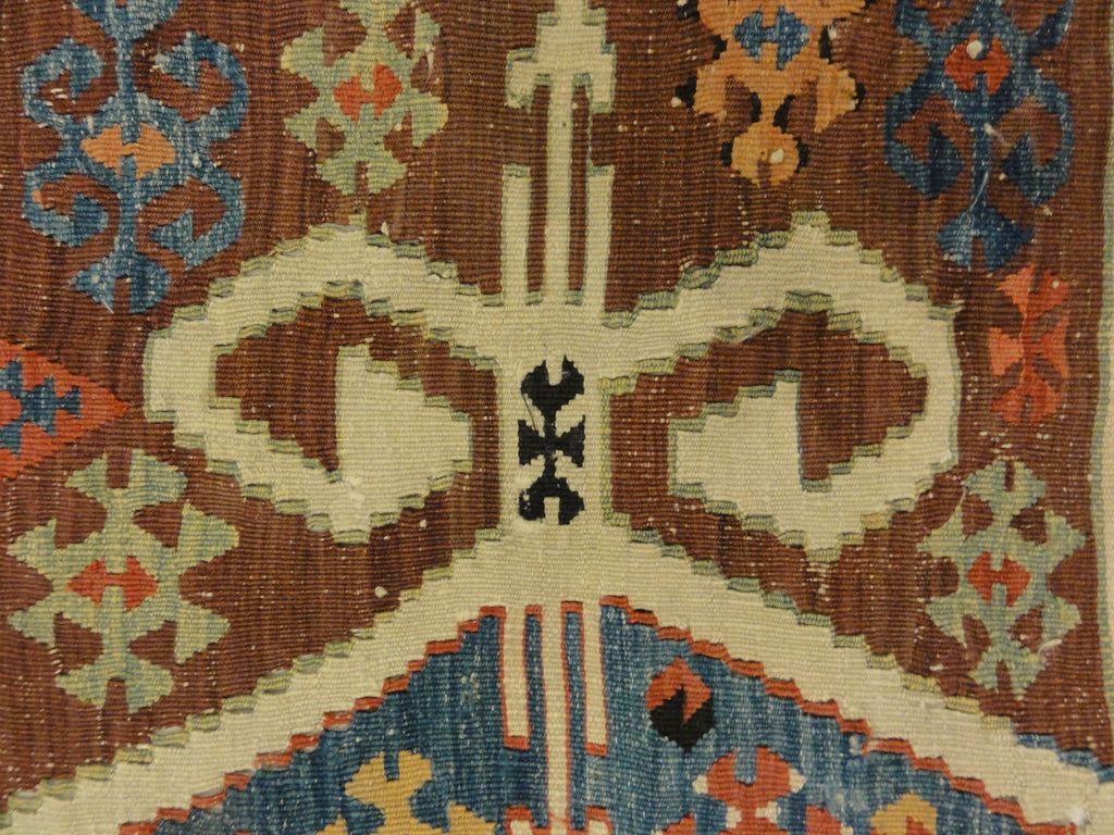 Fine Turkish Anatolia Rug from Late 18th Century. A piece of antique woven carpet art sold by Santa Barbara Design Center, Rugs and More in California.