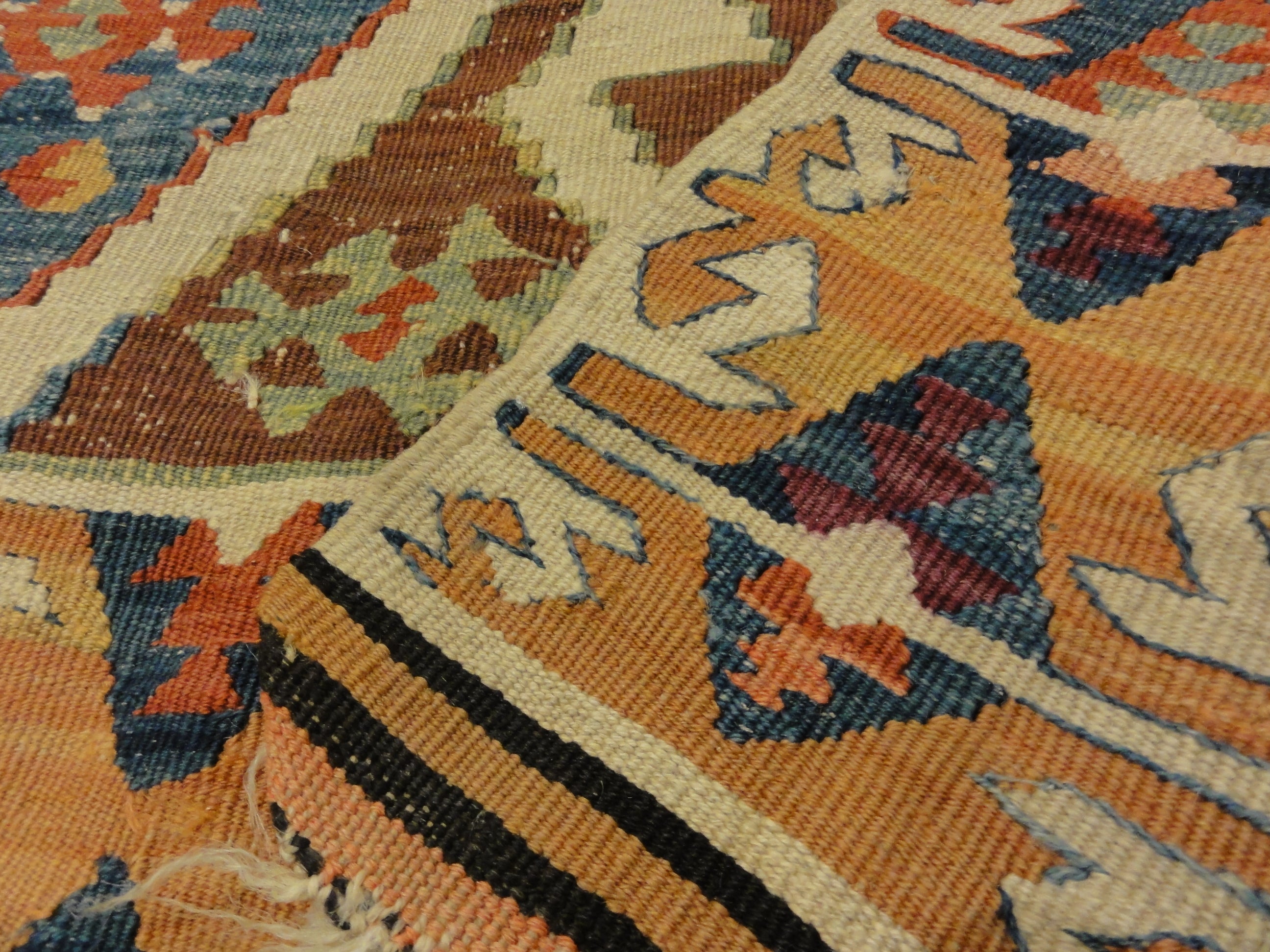 Fine Turkish Anatolia Rug from Late 18th Century. A piece of antique woven carpet art sold by Santa Barbara Design Center, Rugs and More in California.