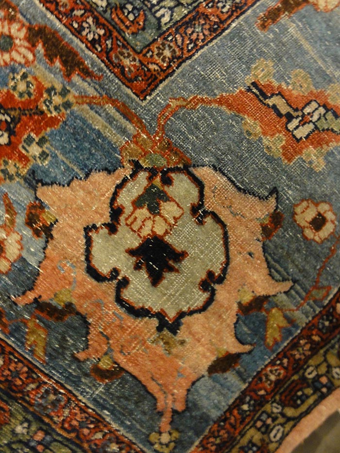 Antique Persian Bijar Mostufi Design | Santa Barbara Design Center | Rugs and More