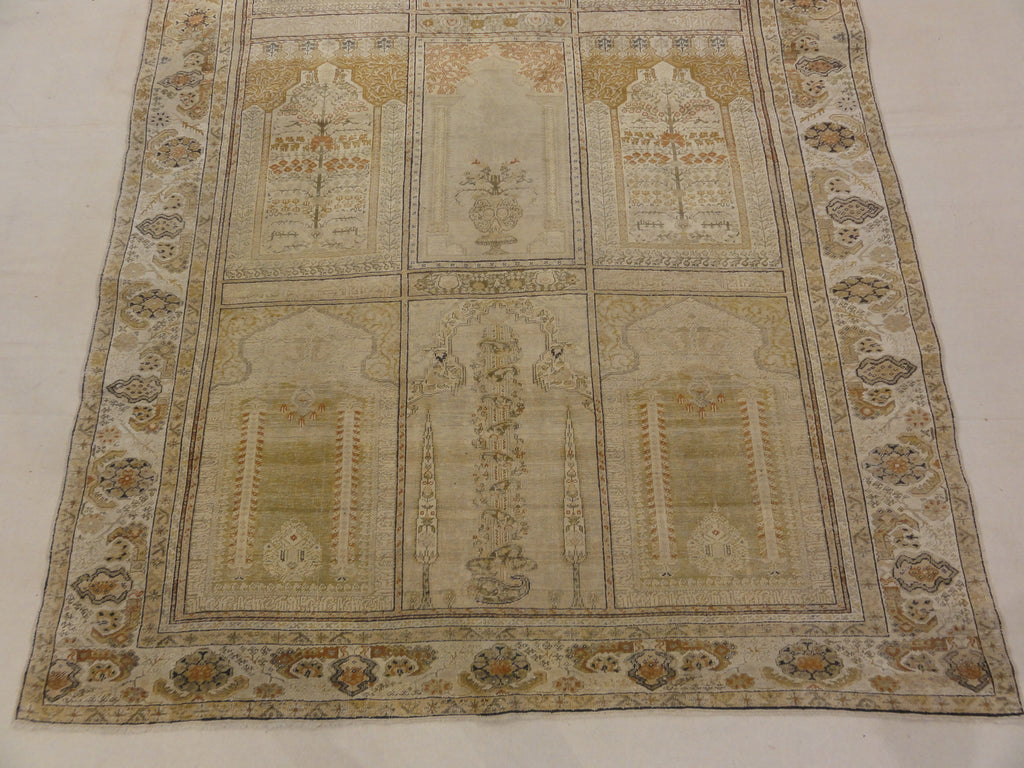 Antique Silk Kayseri Saf meditation rug 30040