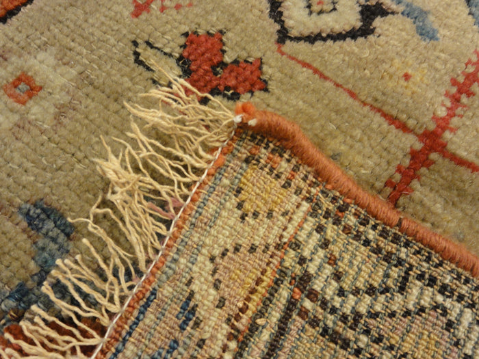 Antique Milas Prayer Rug is a prayer rug of Turkish origin. A piece of genuine woven carpet art sold by Santa Barbara Design Center Rugs and More.