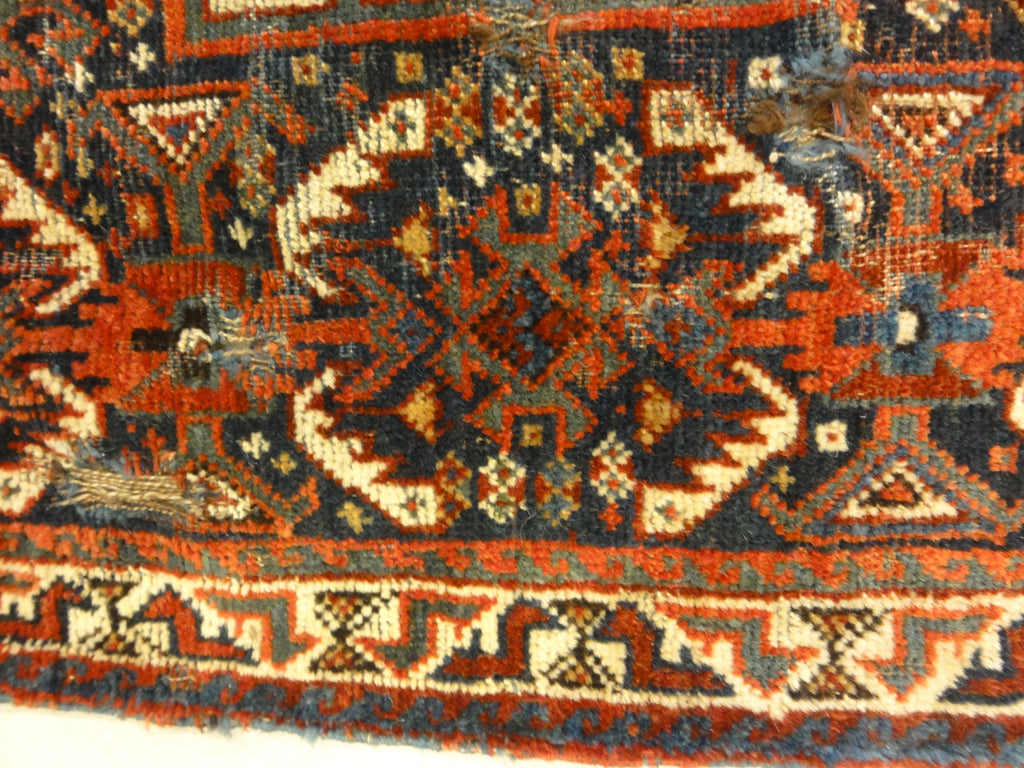 Antique Khamseh Bag Face. Rugs & More in the Santa Barbara Design Center. This is a made from fine craftsmanship and lustrous wool.