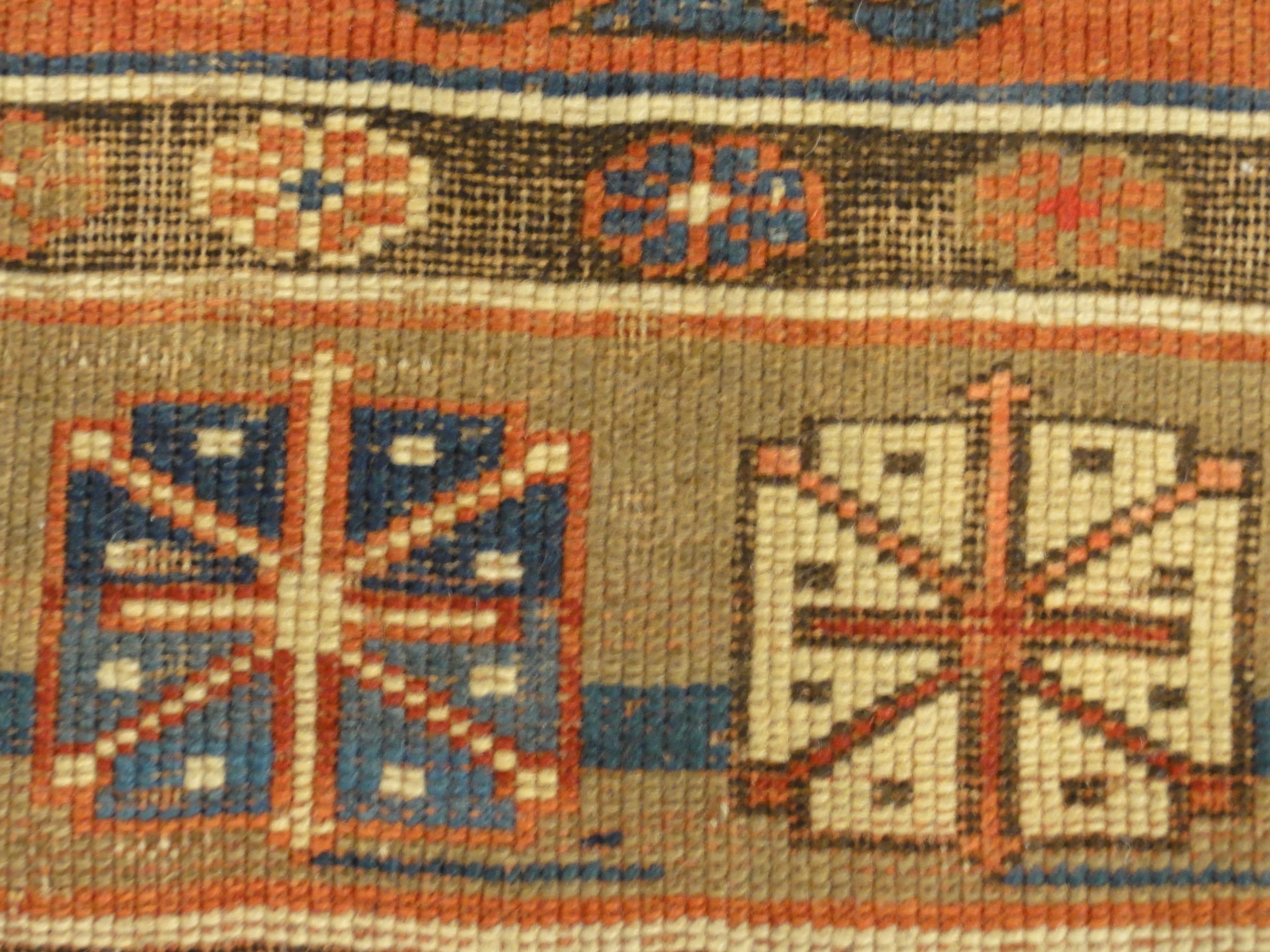 29855 Antique Kazak rug