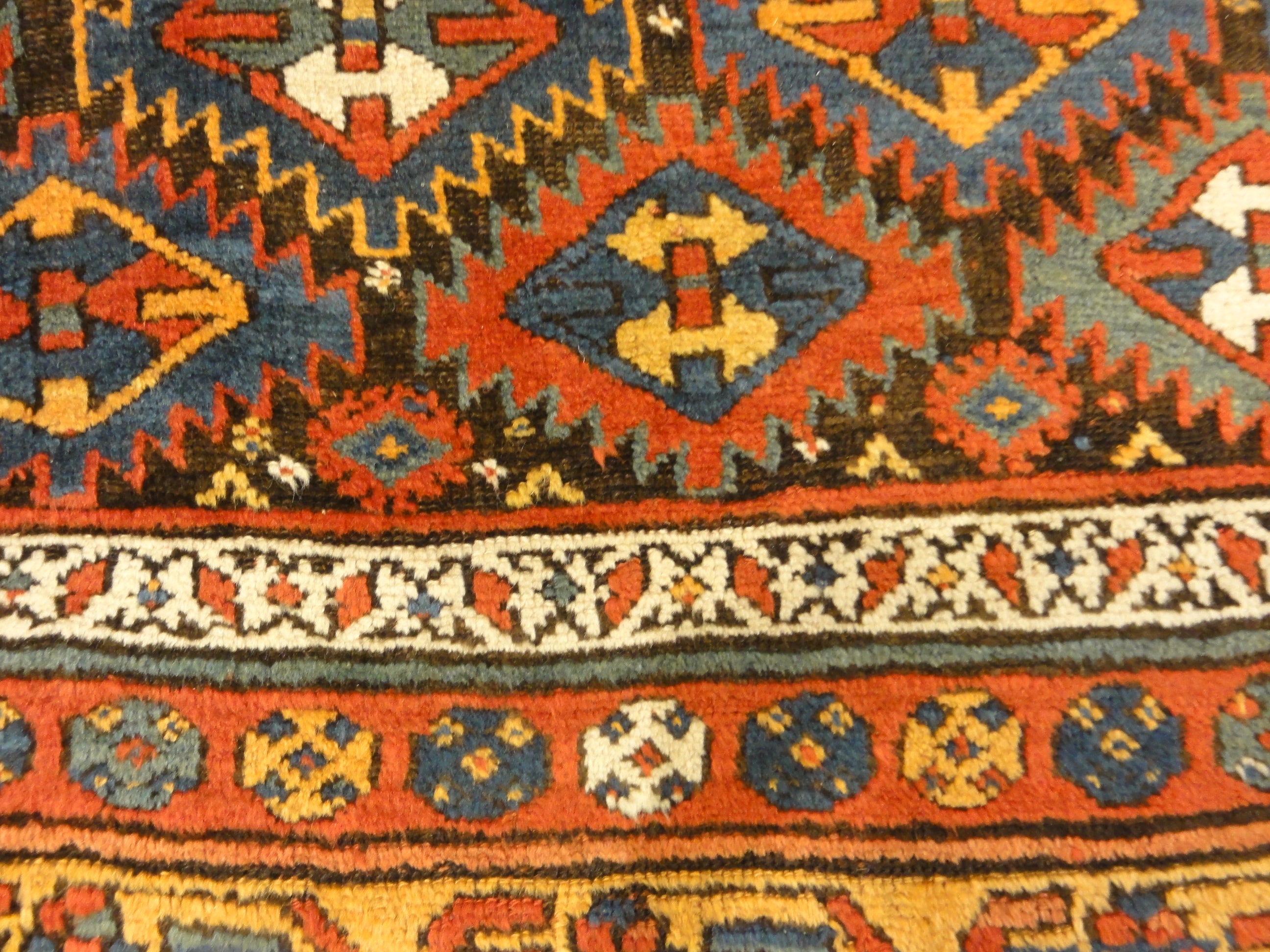 Rare Antique Shahsavan Savojbolagh Rug 30655