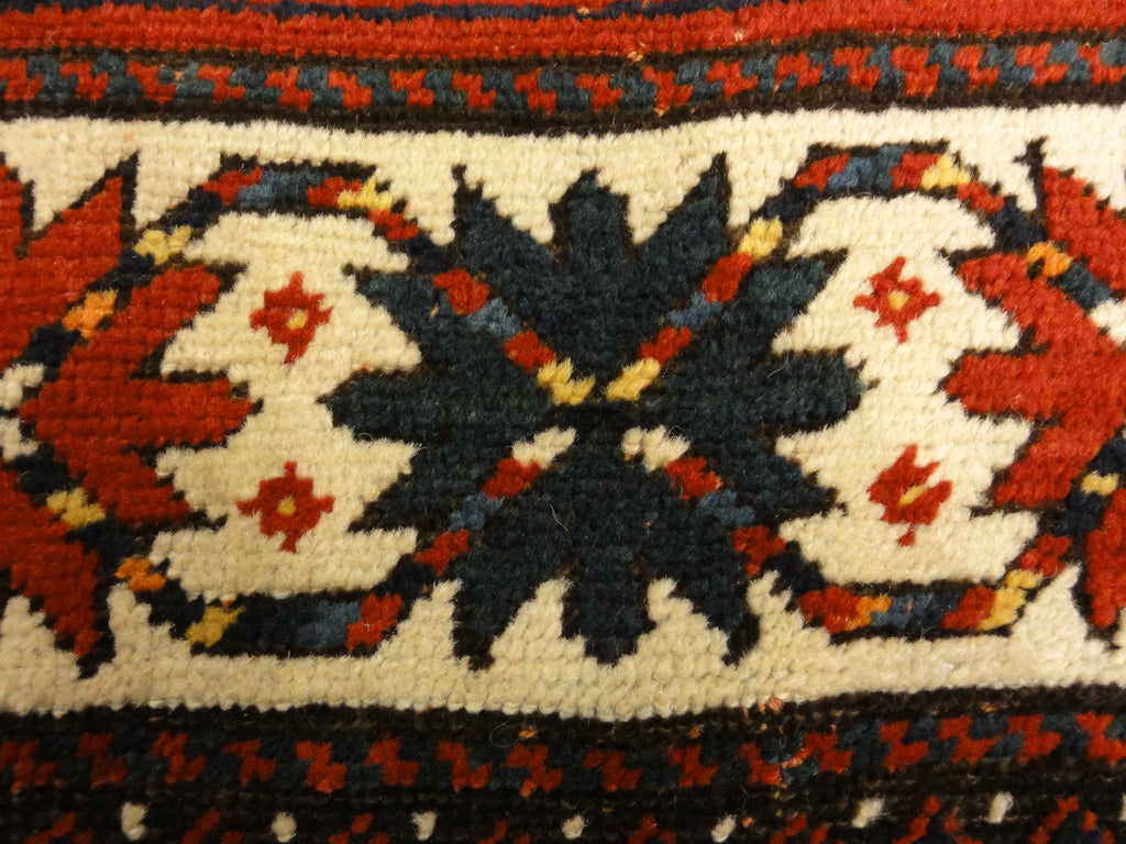 Antique Kazak Double Prayer Rug 30532